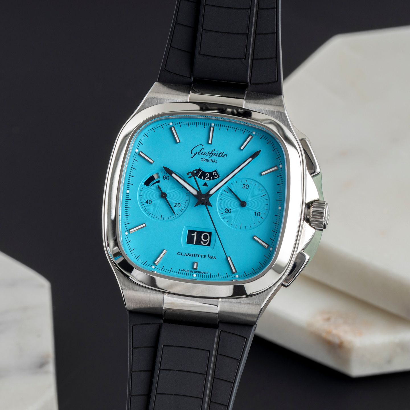 Glashütte Original Seventies Chronograph Panorama Date 1-37-02-10-02-63 - (3/8)