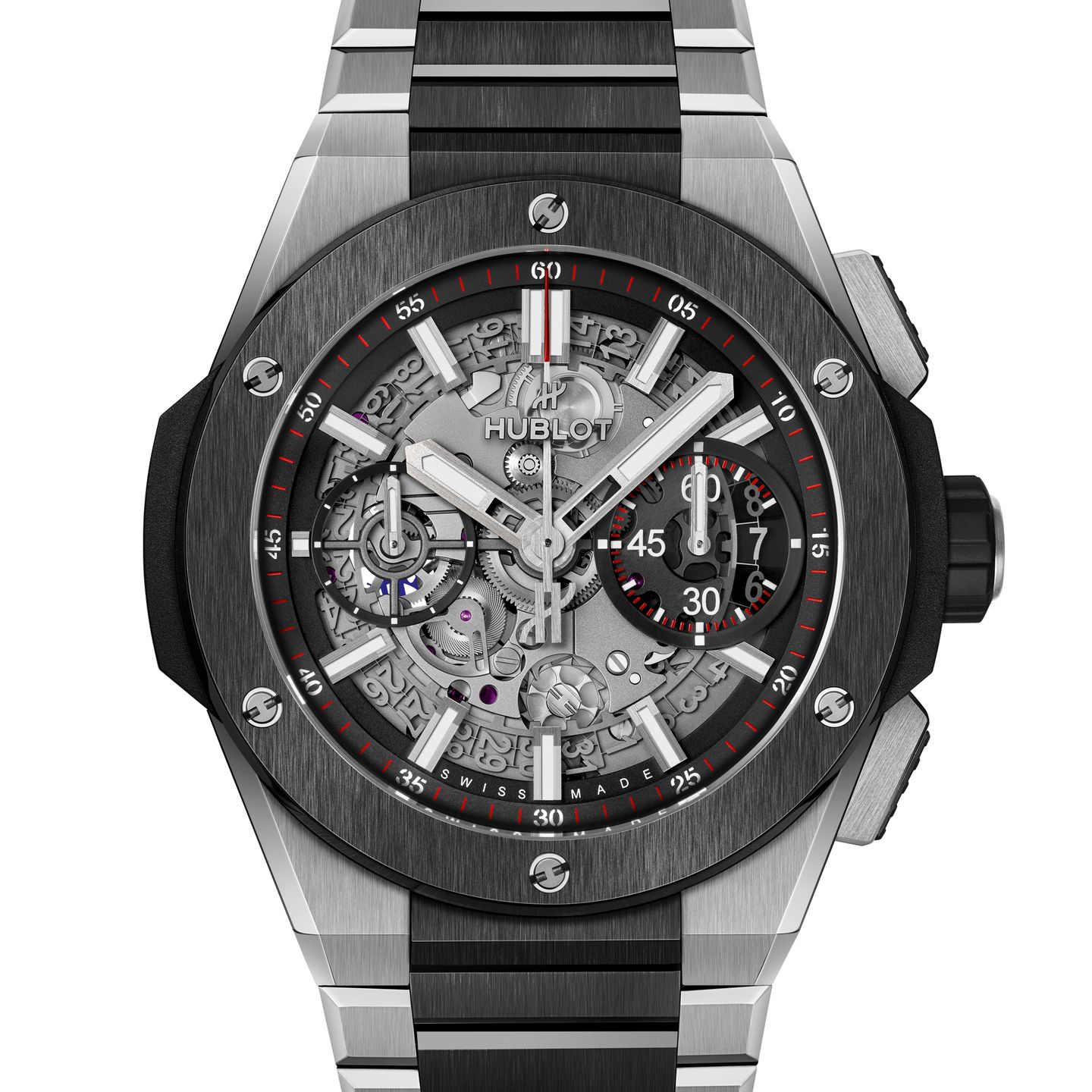 Hublot Big Bang 451.NM.1170.NM (2024) - Transparent dial 42 mm Titanium case (1/1)