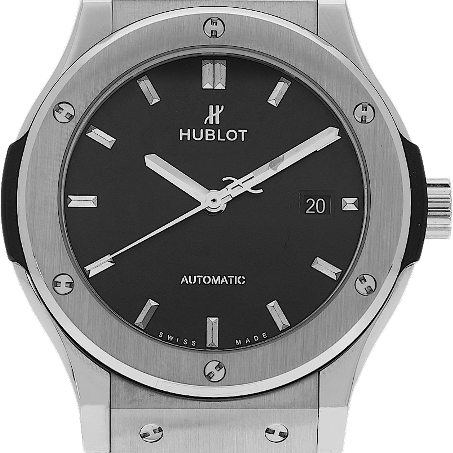 Hublot Classic Fusion 511.NX.1171.LR (Unknown (random serial)) - Black dial 45 mm Titanium case (2/5)