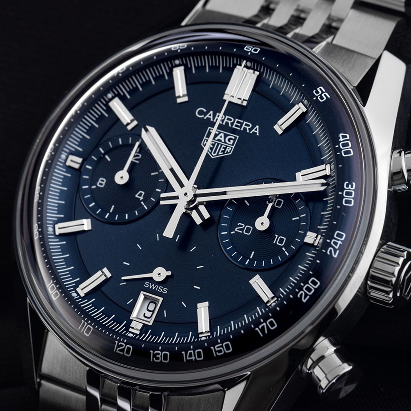 TAG Heuer Carrera CBS2212.BA0048 (2025) - Blue dial 39 mm Steel case (3/7)