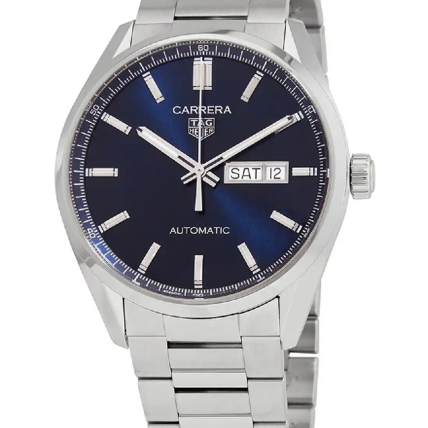 TAG Heuer Carrera Calibre 5 WBN2012.BA0640 (2025) - Blue dial 41 mm Steel case (1/3)