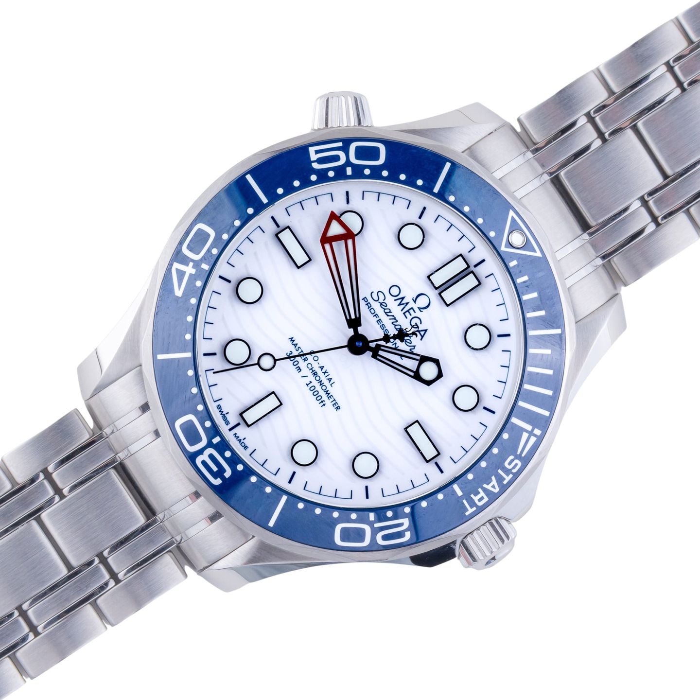 Omega Seamaster Diver 300 M 210.30.42.20.04.002 (2021) - White dial 42 mm Steel case (1/8)