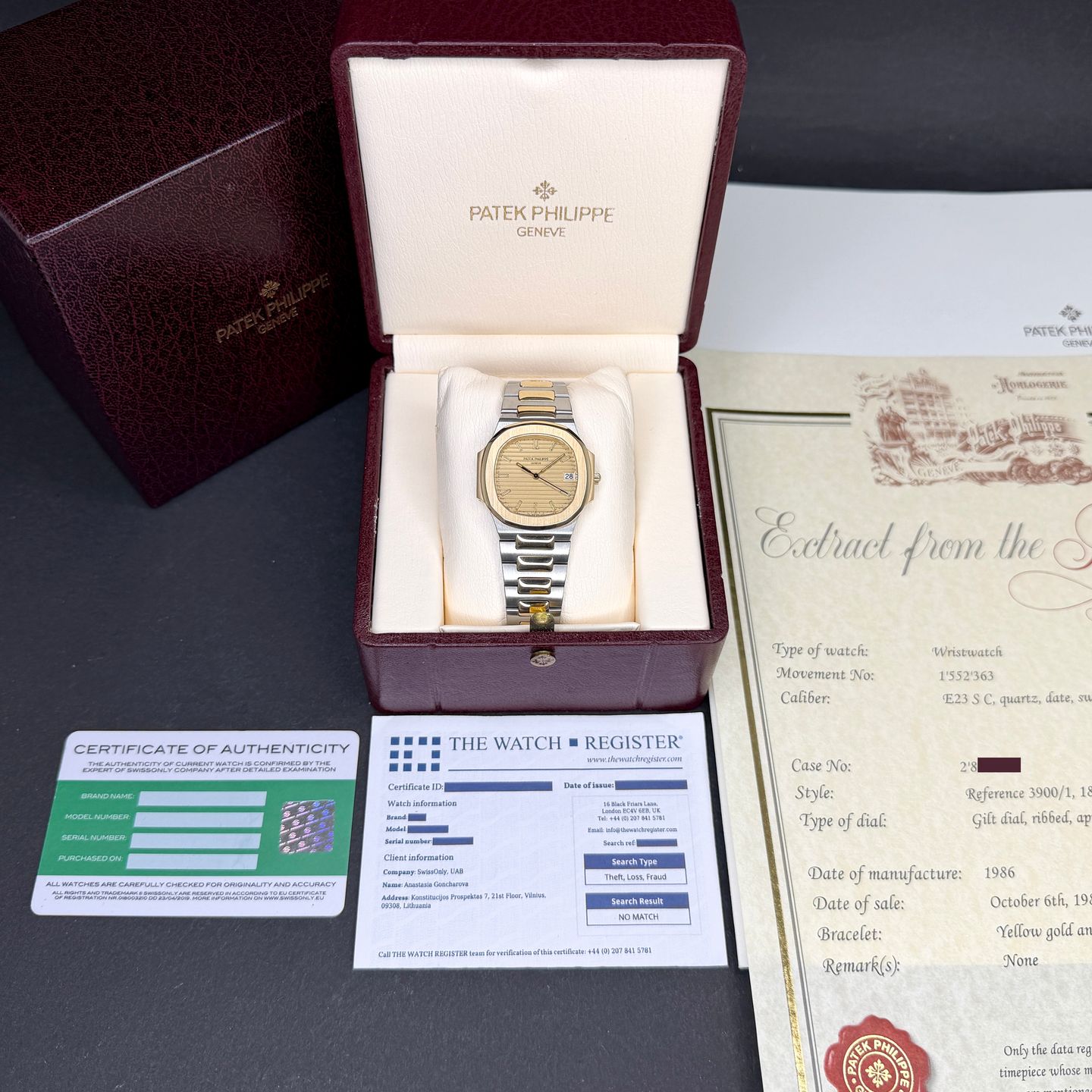 Patek Philippe Nautilus 3900/1 - (3/8)