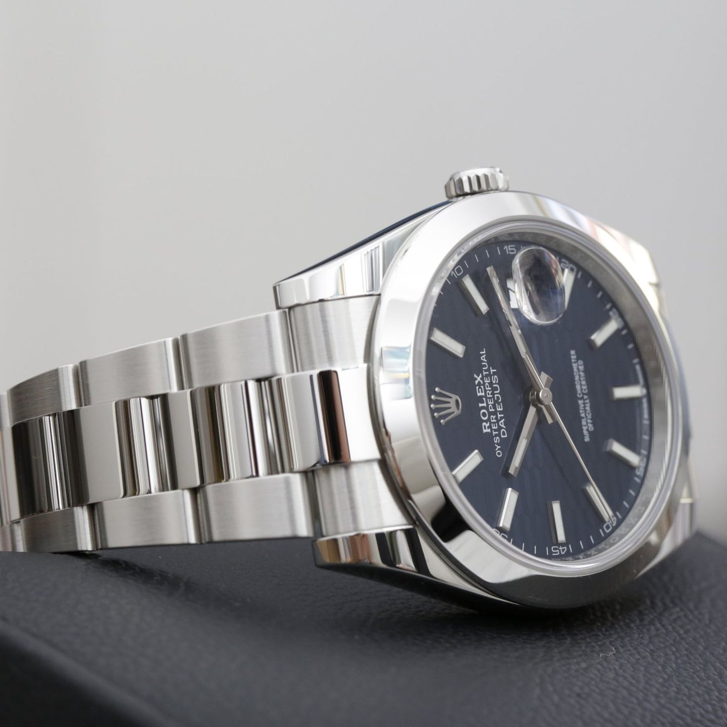 Rolex Datejust 41 126300 (2023) - Blauw wijzerplaat 48mm Staal (7/7)