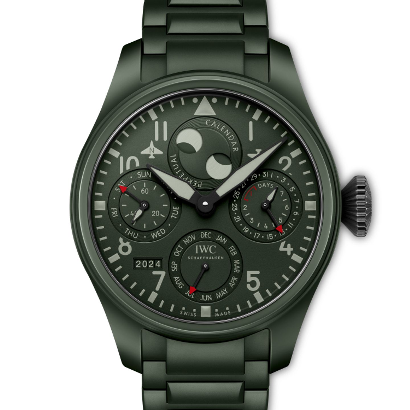 IWC Big Pilot IW503101 (2024) - Rood wijzerplaat 47mm (1/1)