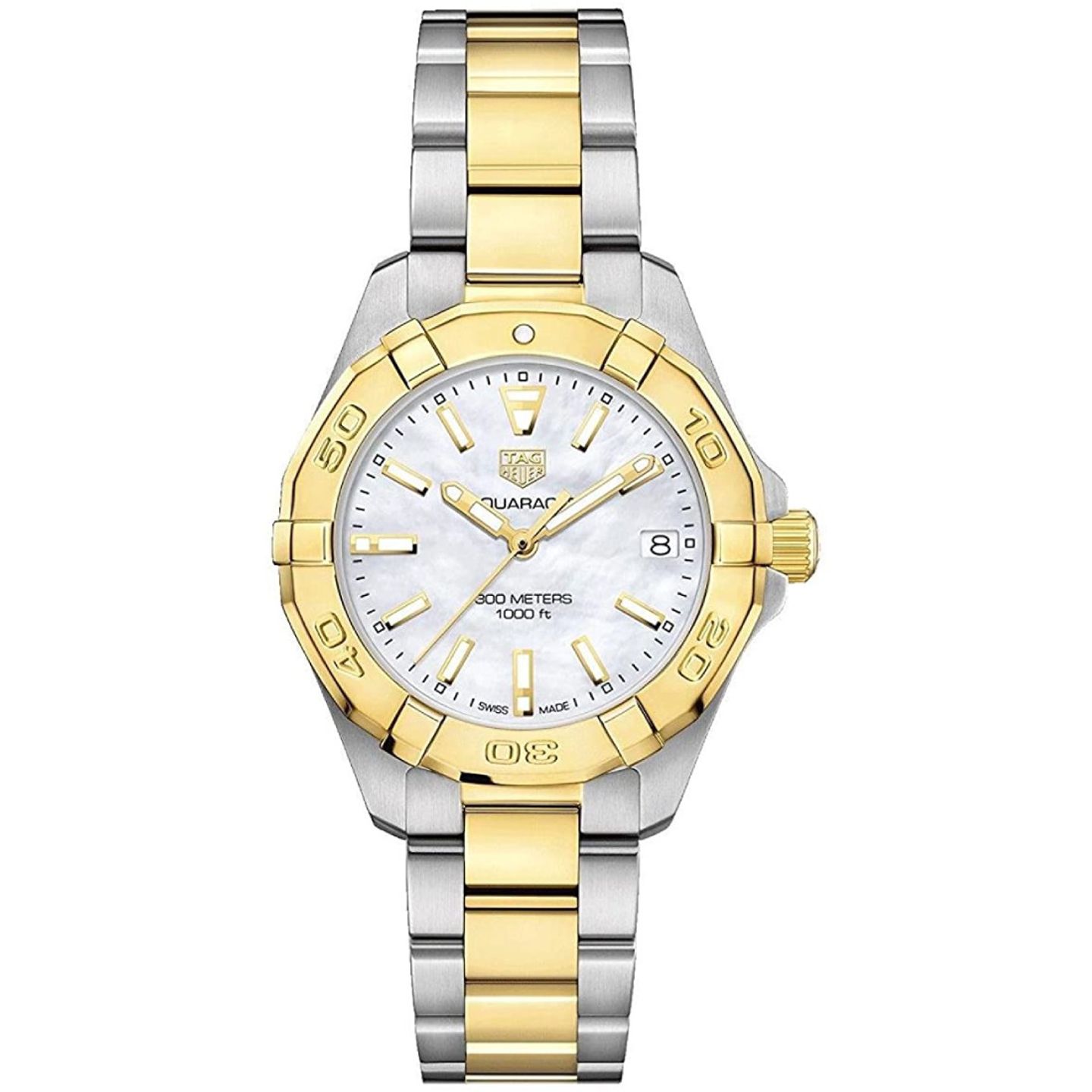 TAG Heuer Aquaracer Lady WBD1320.BB0320 (2023) - White dial 32 mm Steel case (3/3)