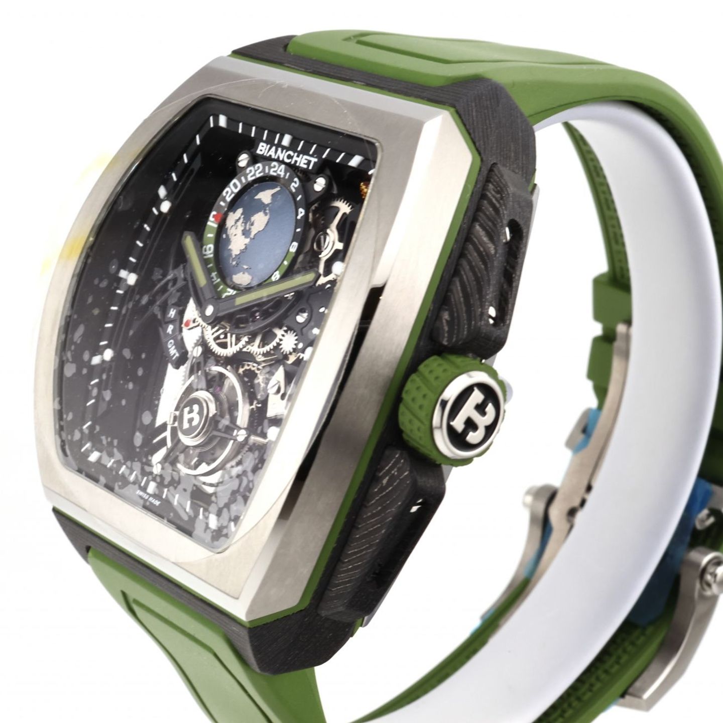 Bianchet Unknown CBFGFTSG4 (2025) - Transparant wijzerplaat 43mm Carbon (6/16)