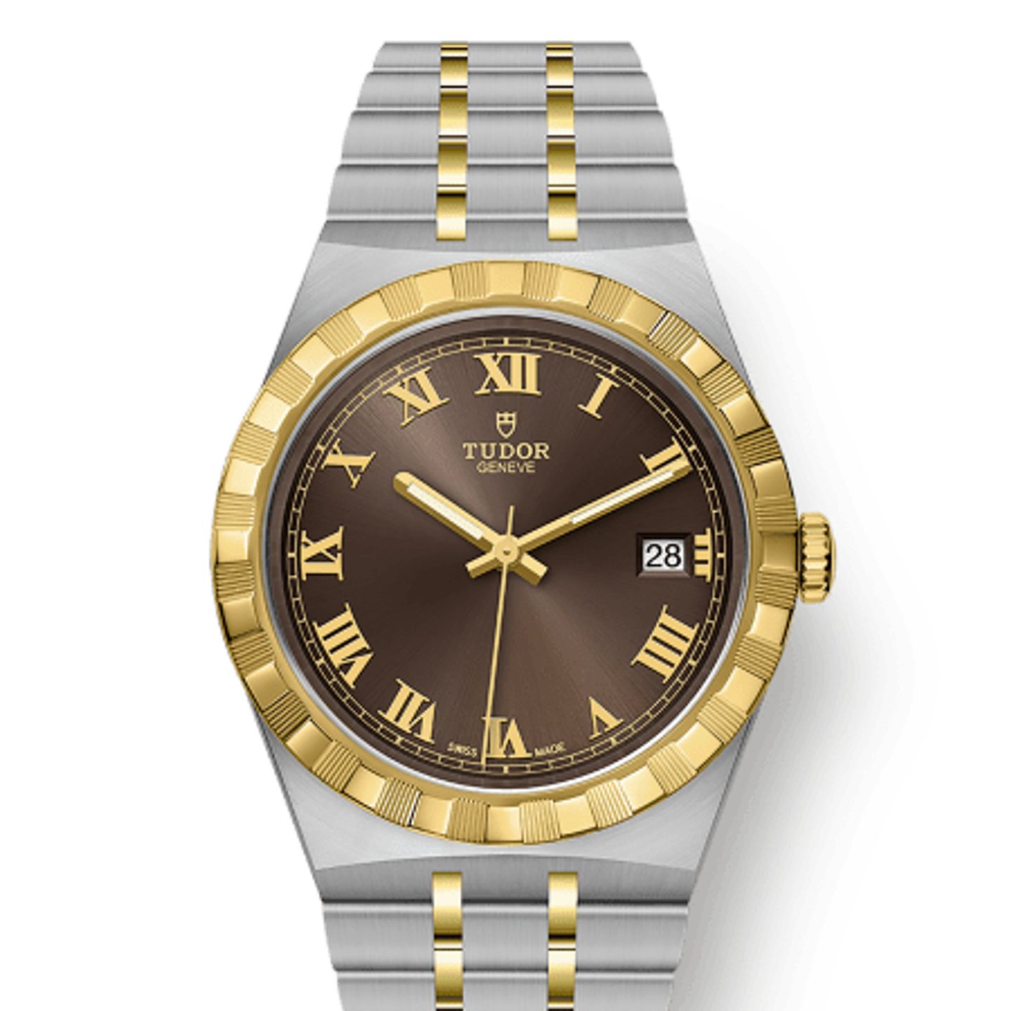 Tudor Royal 28503 (2024) - Bruin wijzerplaat 38mm Staal (1/1)