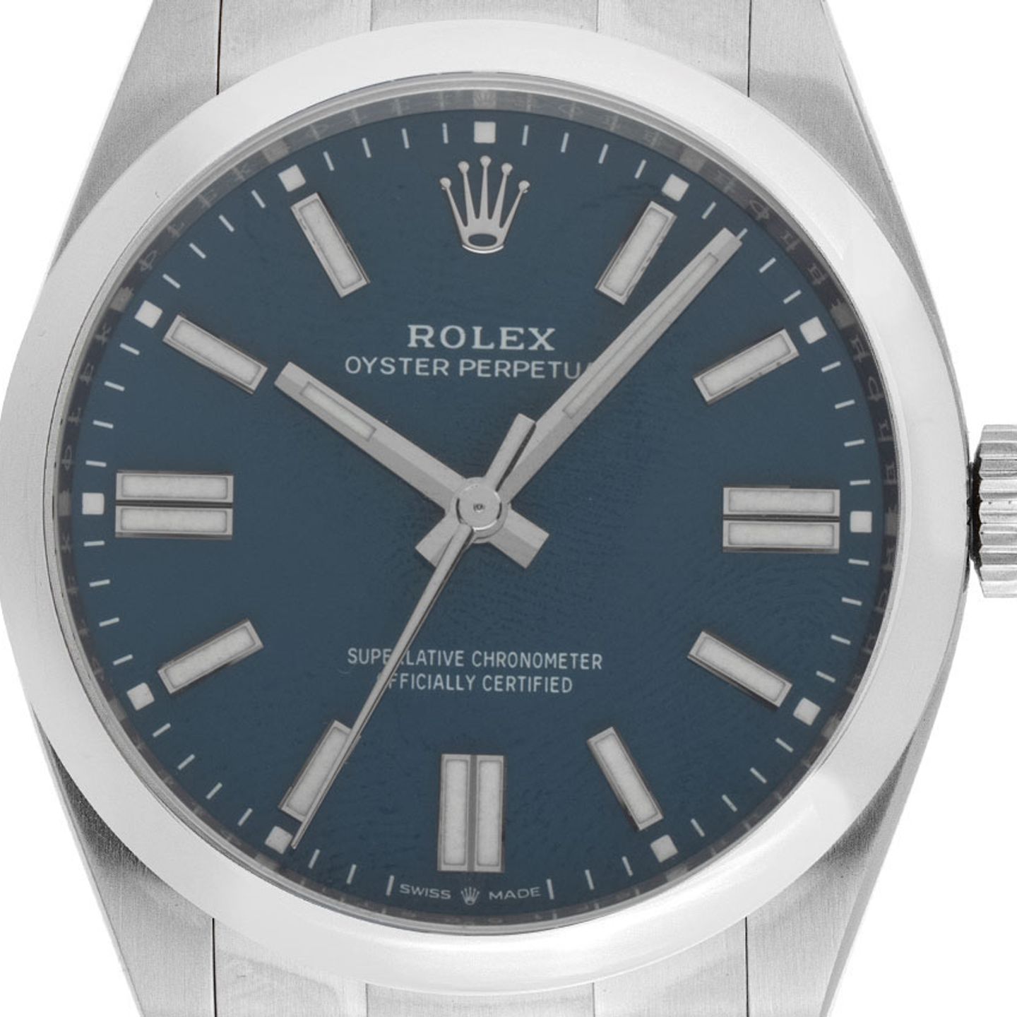 Rolex Oyster Perpetual 41 134300 (2025) - Blauw wijzerplaat 41mm Staal (1/7)