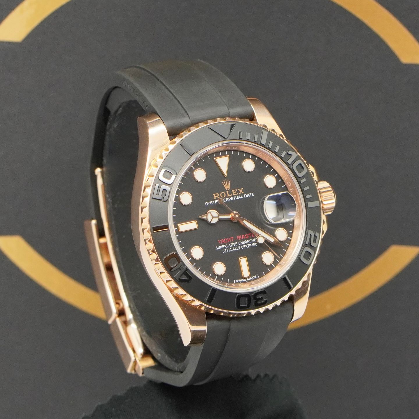 Rolex Yacht-Master 40 116655 (2015) - Zwart wijzerplaat 40mm Roségoud (3/7)