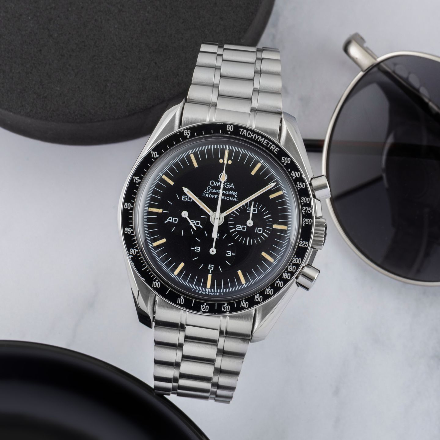 Omega Speedmaster Professional Moonwatch 3590.50.00 (Unknown (random serial)) - Black dial 42 mm Steel case (1/8)