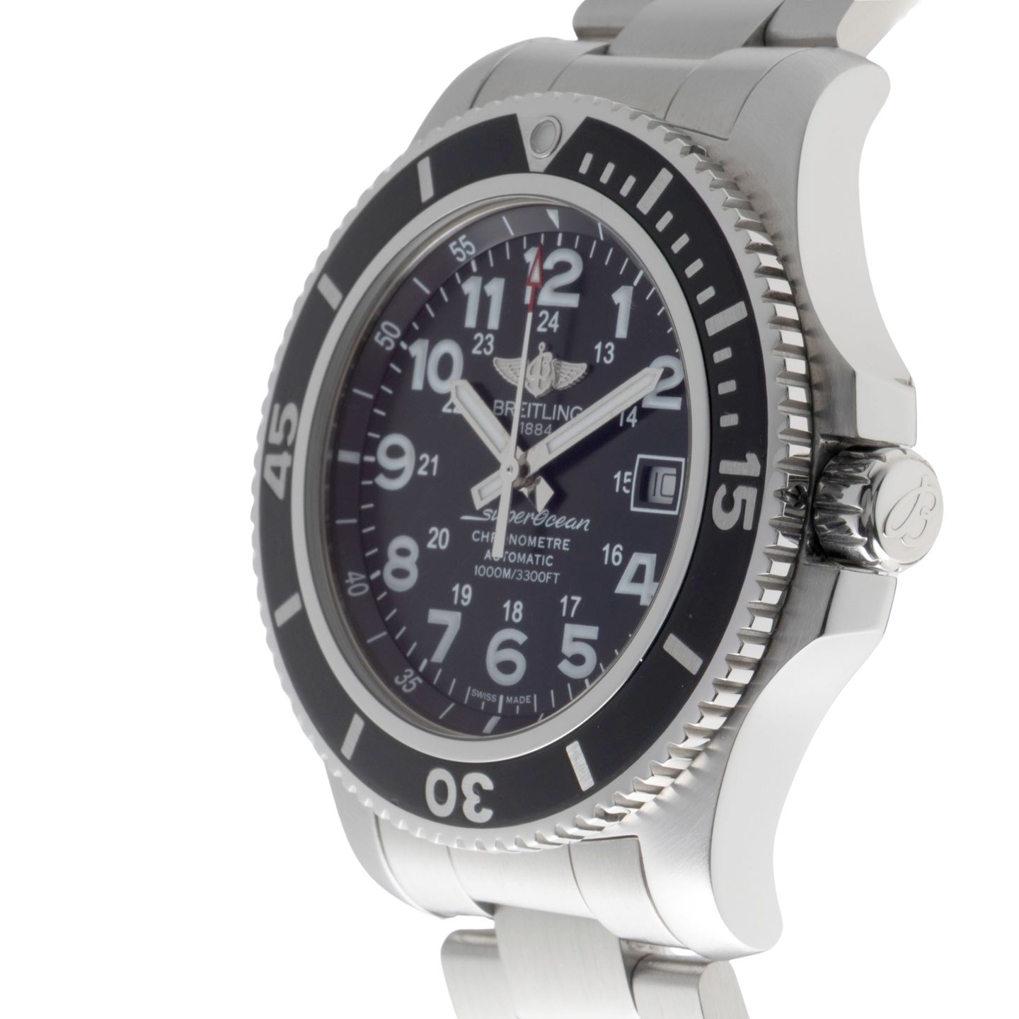 Breitling Superocean II 44 A17392D7/BD68 (Unknown (random serial)) - Black dial 44 mm Steel case (6/8)