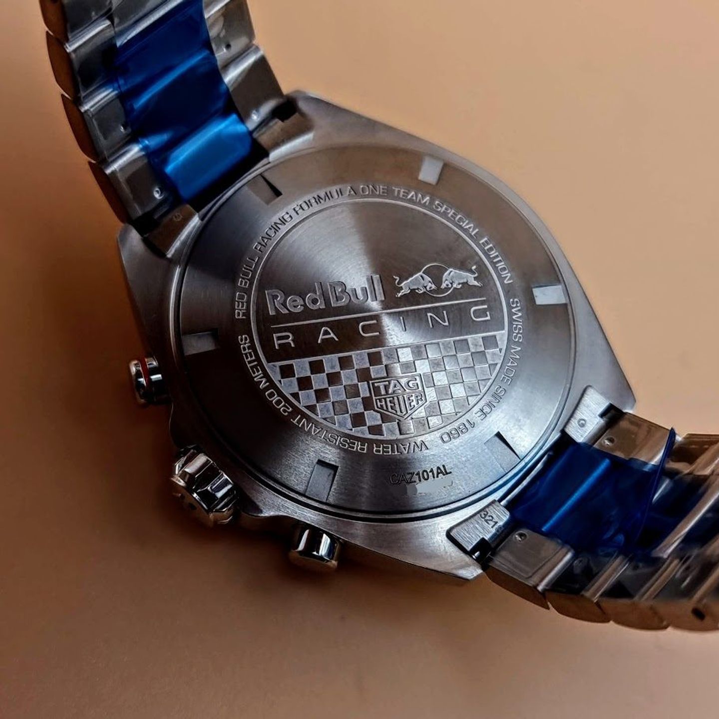 TAG Heuer Formula 1 Quartz CAZ101AL.BA0842 (2025) - Blauw wijzerplaat 43mm Staal (8/8)