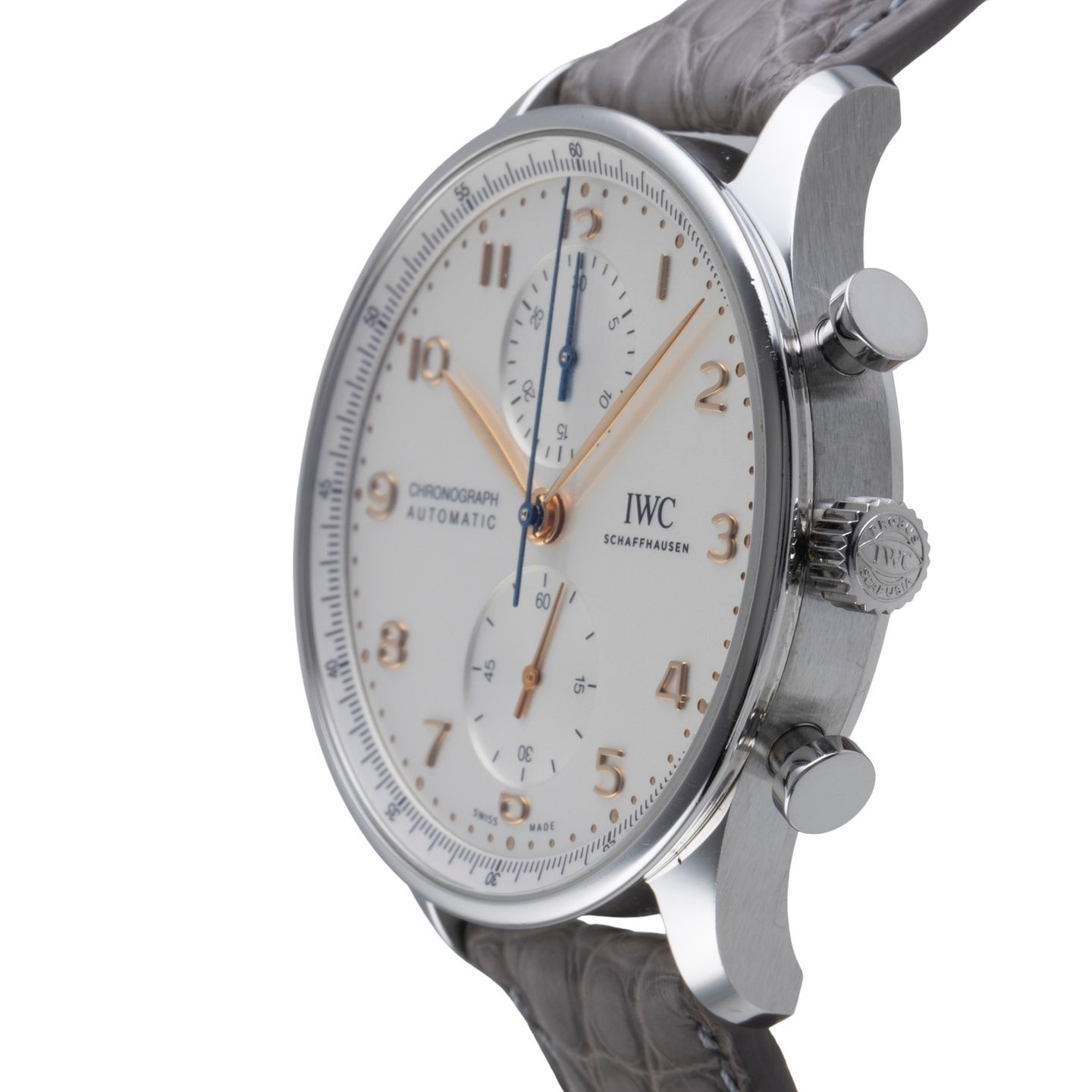 IWC Portuguese Chronograph IW371604 (2020) - Zilver wijzerplaat 41mm Staal (6/8)