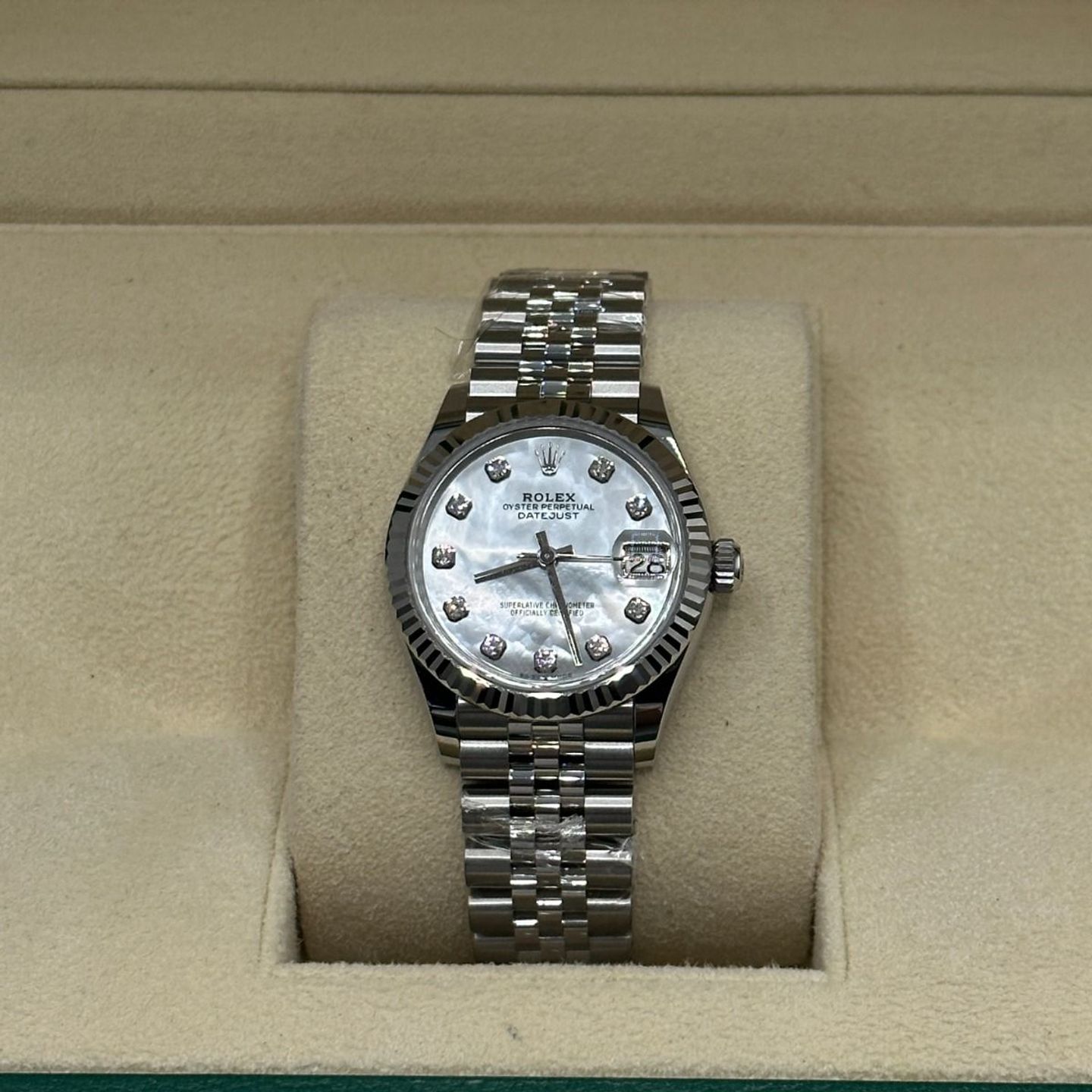 Rolex Datejust 31 278274 (2024) - Parelmoer wijzerplaat 31mm Staal (5/8)