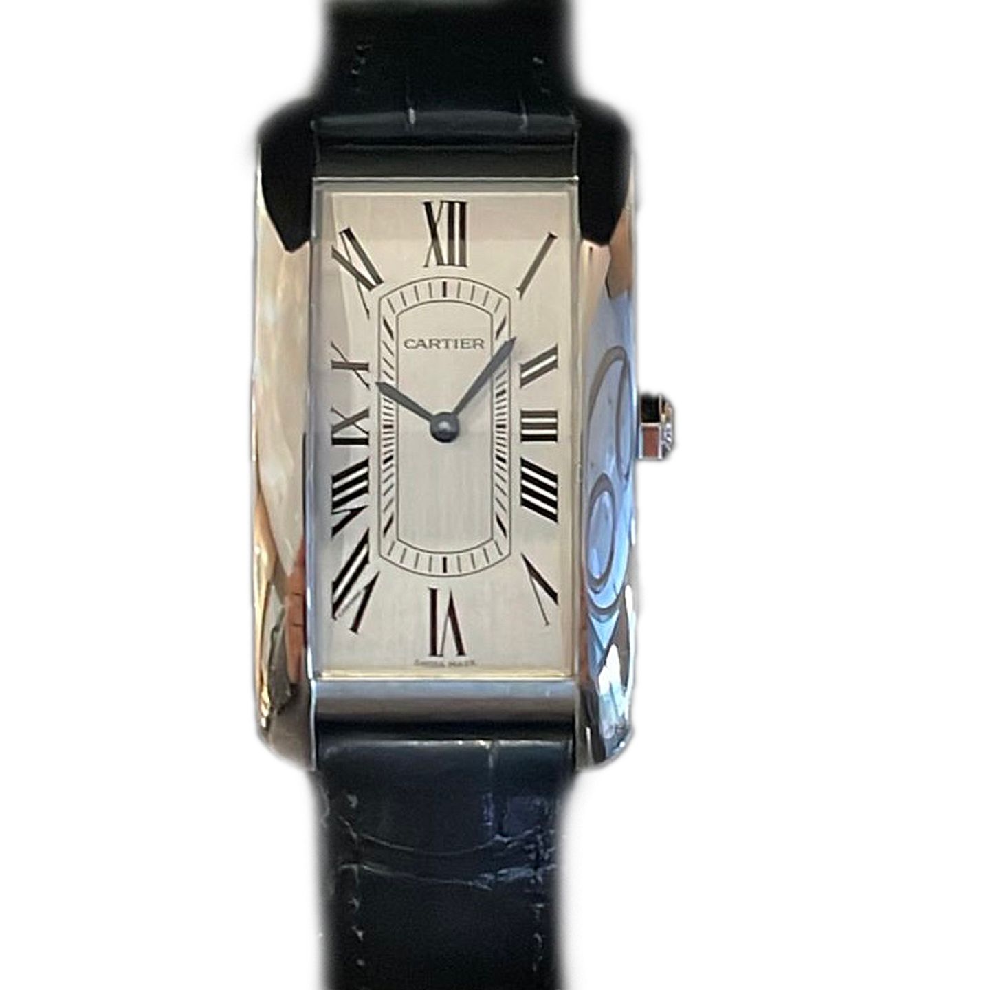 Cartier Tank Américaine WSTA0083 (2024) - Silver dial 24 mm Steel case (1/1)