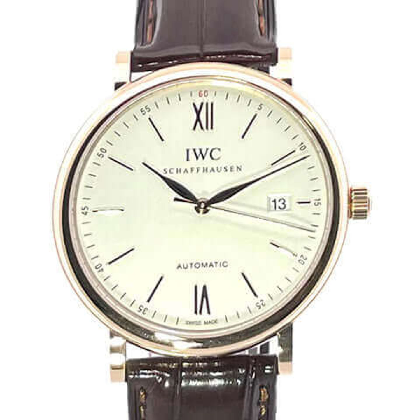IWC Portofino Automatic IW356504 (2025) - Silver dial 40 mm Red Gold case (1/8)