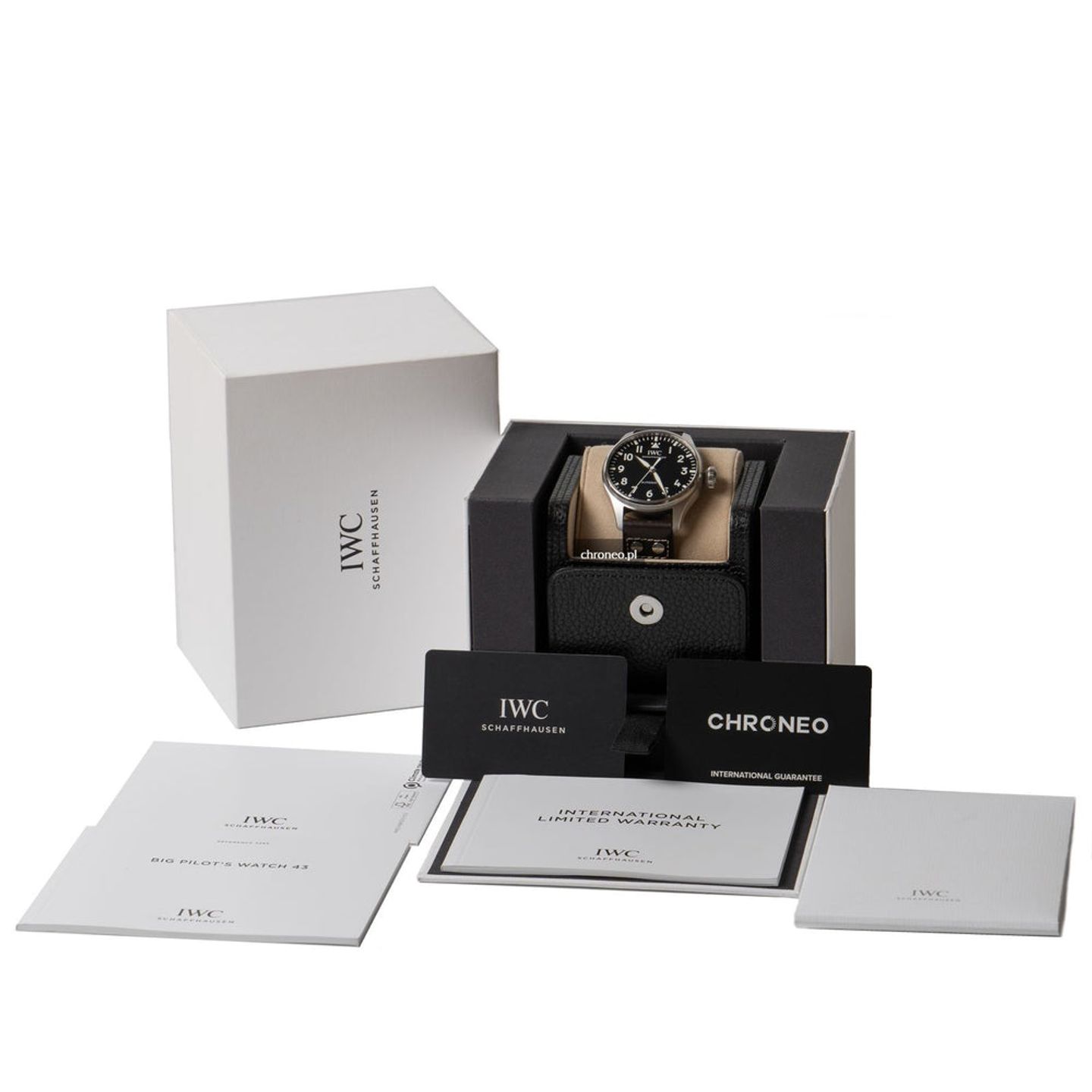 IWC Big Pilot IW329301 (2022) - Zwart wijzerplaat 43mm Staal (8/8)