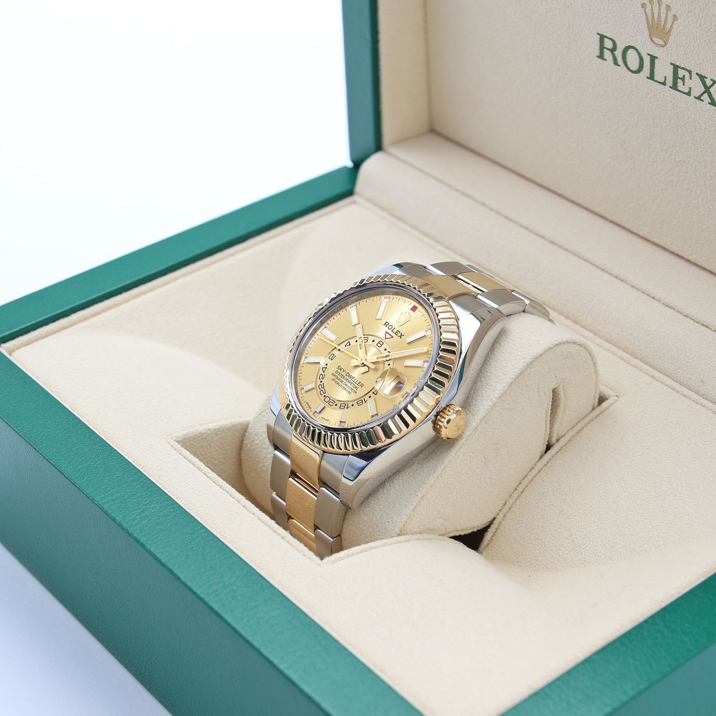 Rolex Sky-Dweller 326933 (Onbekend (willekeurig serienummer)) - 42mm Goud/Staal (3/7)