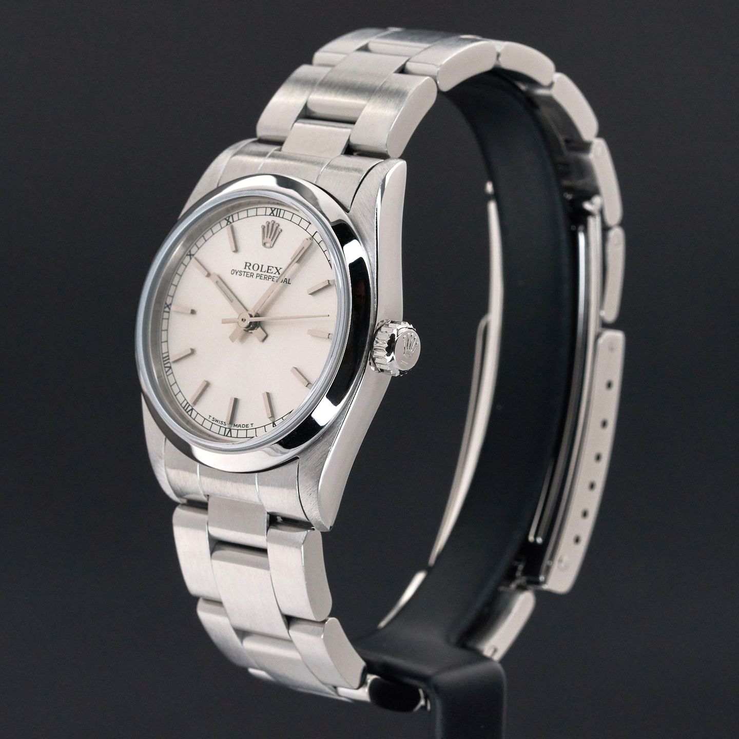 Rolex Oyster Perpetual 31 77080 (1999) - Silver dial 31 mm Steel case (4/8)