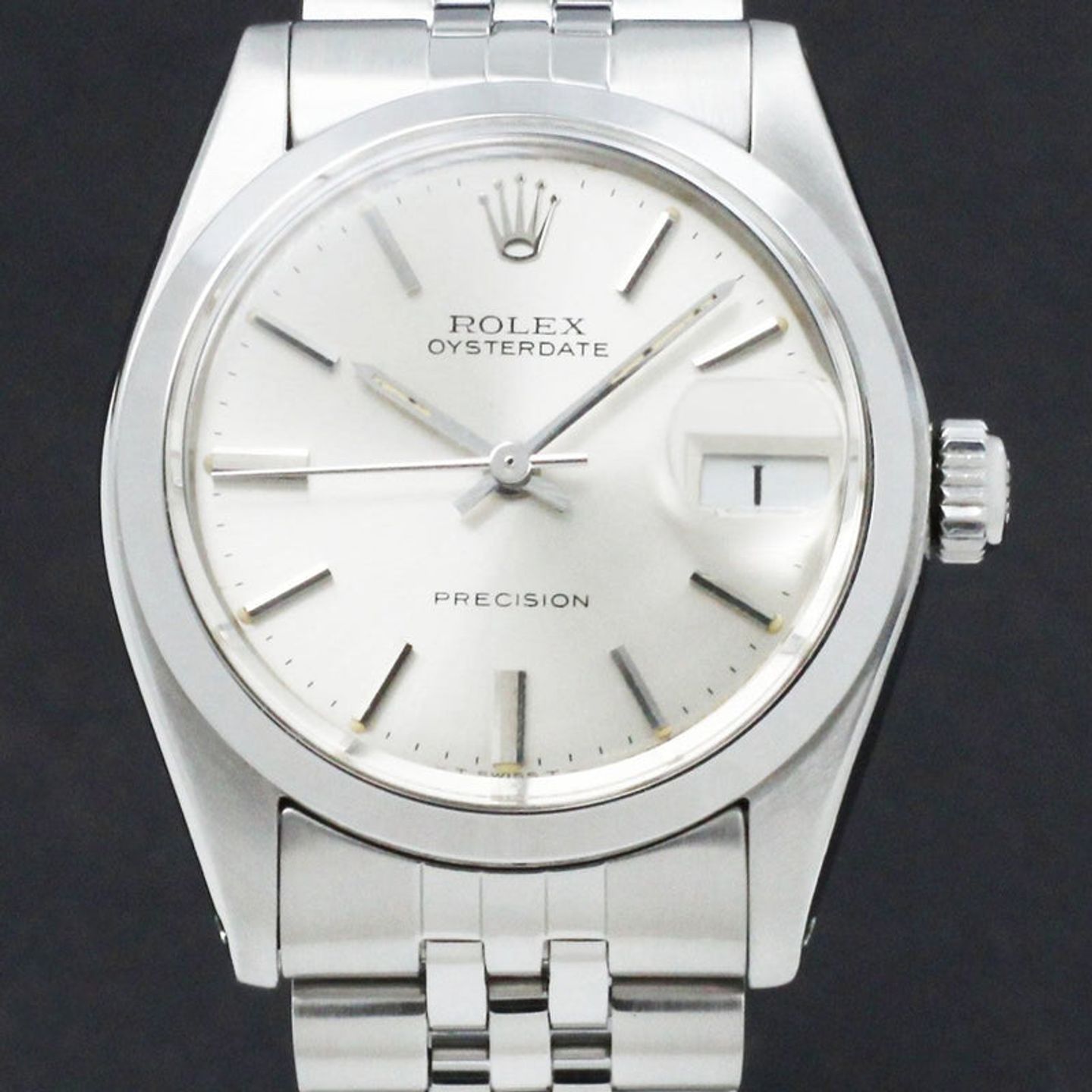 Rolex Oyster Precision 6466 (1985) - Silver dial 31 mm Steel case (2/14)