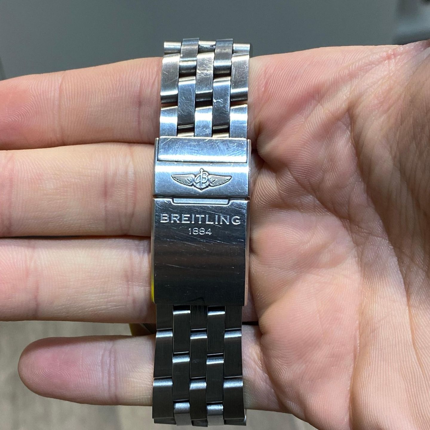 Breitling Chronomat 44 AB0115 (2020) - Blue dial 44 mm Steel case (4/6)