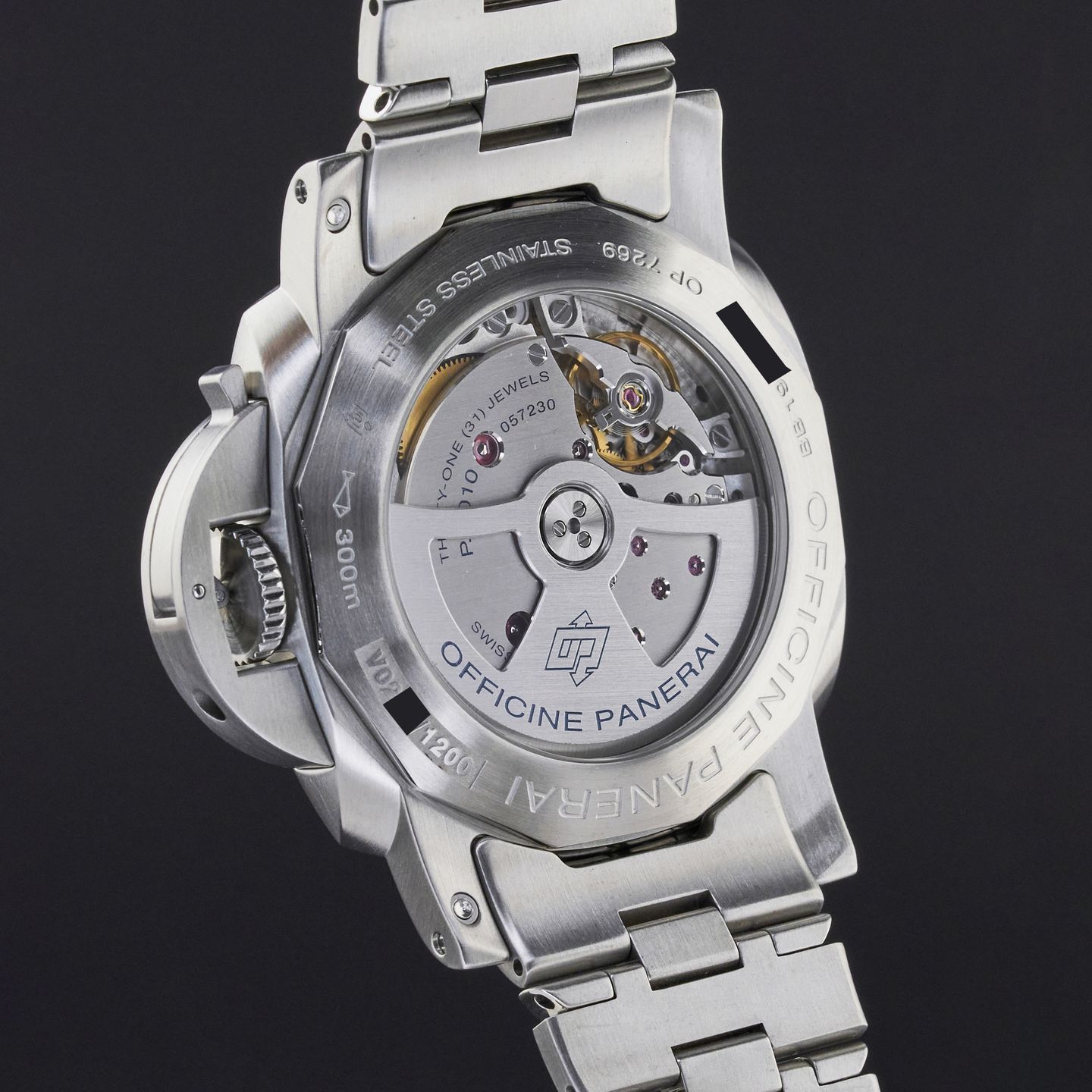 Panerai Luminor Marina Automatic PAM01058 (2019) - Blue dial 44 mm Steel case (8/8)