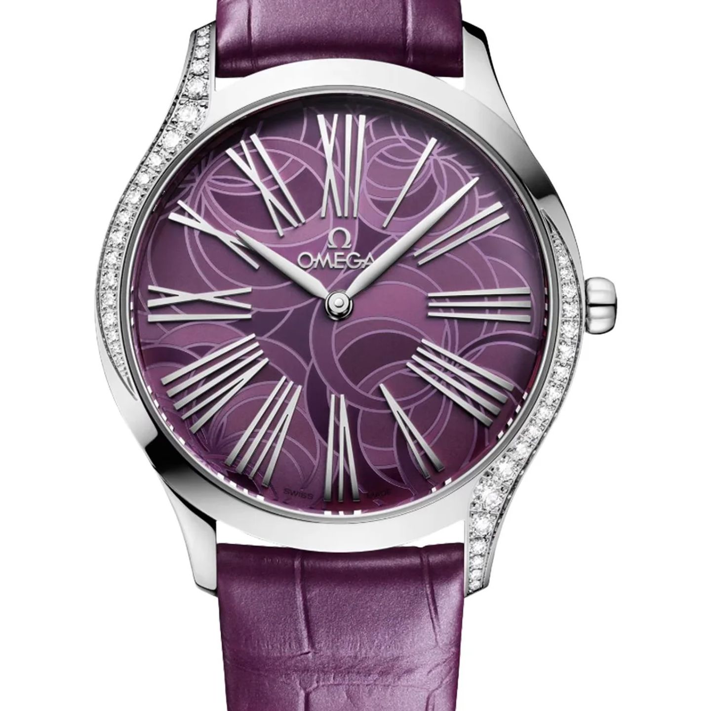 Omega De Ville Trésor 428.18.36.60.10.003 (2026) - Paars wijzerplaat 36mm Staal (1/1)