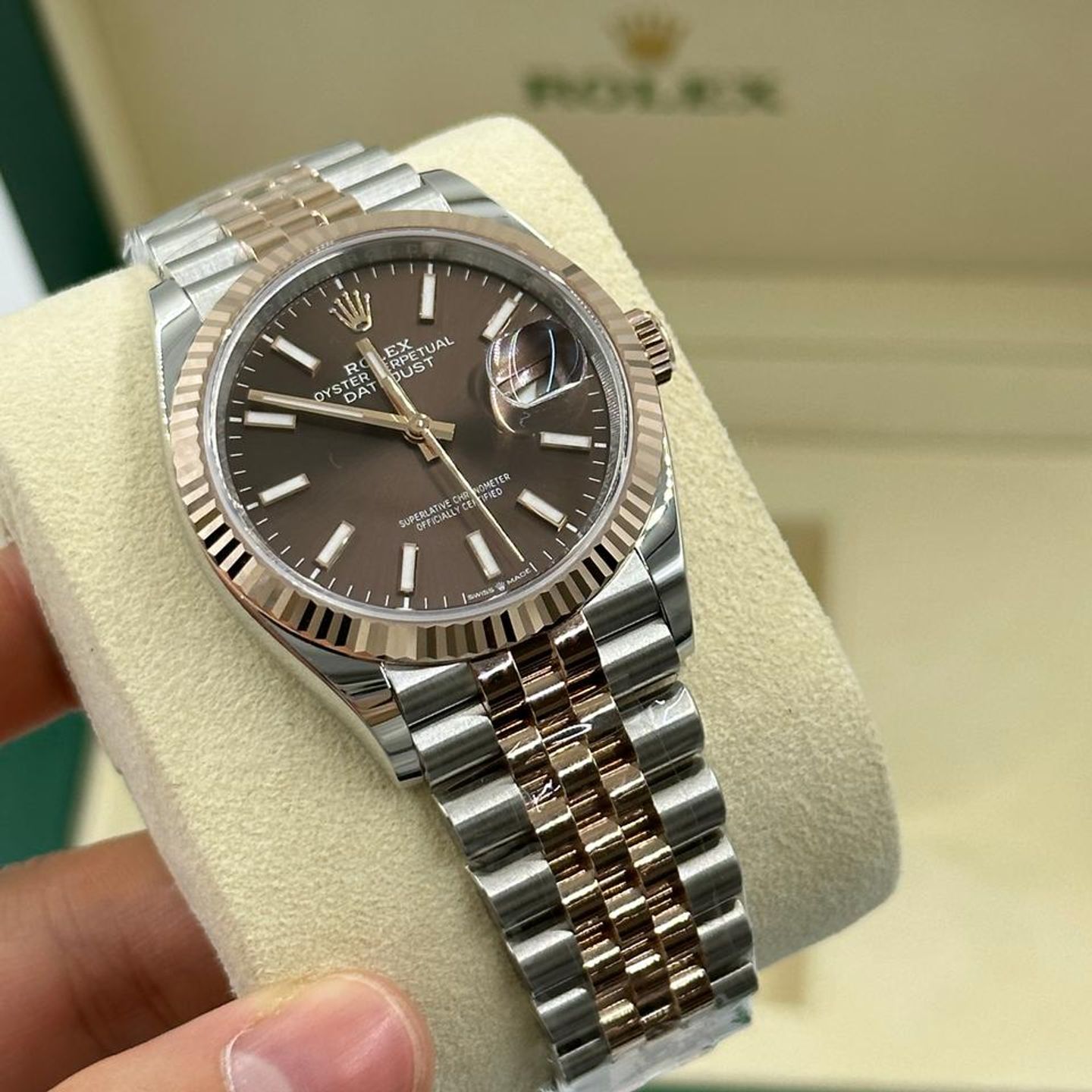 Rolex Datejust 126231 (2025) - 44mm Roségoud (7/10)