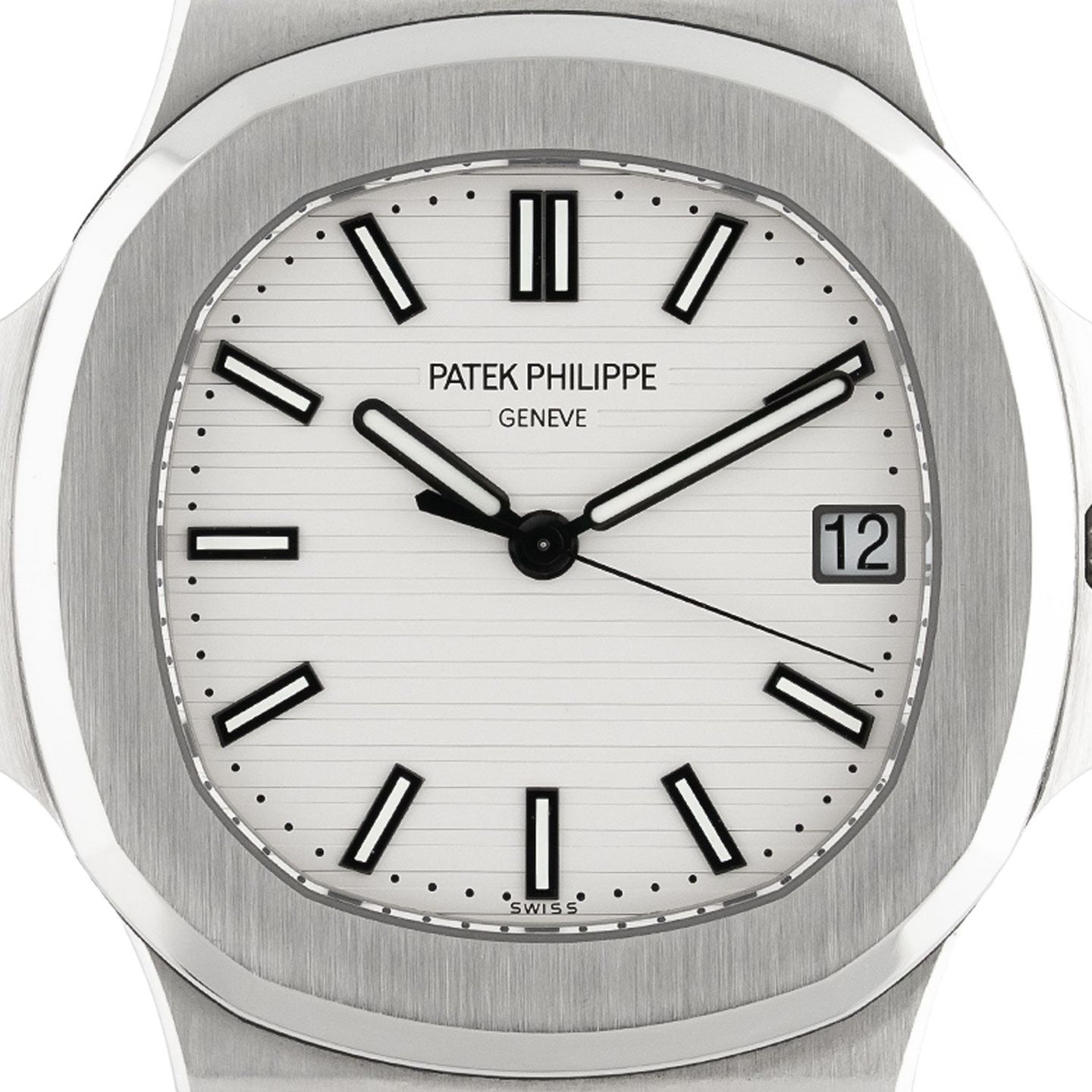 Patek Philippe Nautilus 5711/1A-011 (2014) - White dial 40 mm Steel case (2/8)