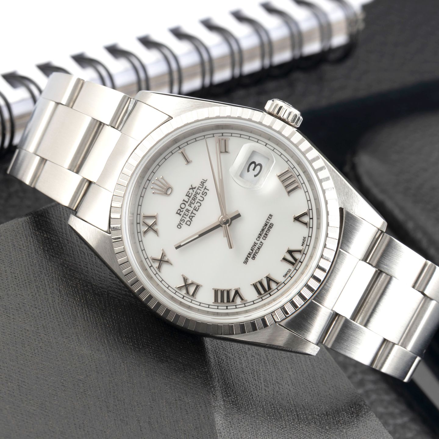 Rolex Datejust 36 16220 (Unknown (random serial)) - 36 mm Steel case (2/8)