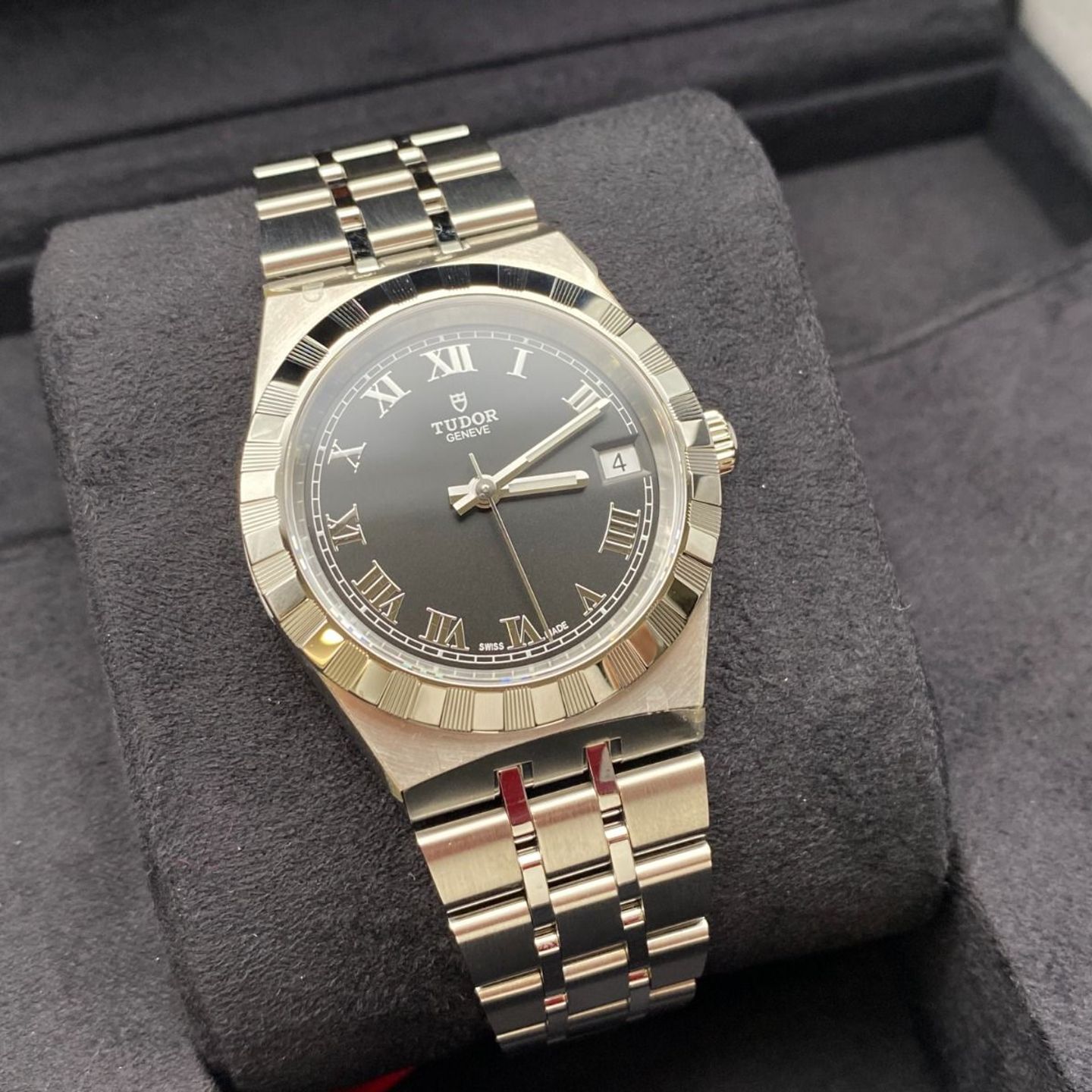 Tudor Royal 28400-0003 (2023) - Zwart wijzerplaat 34mm Staal (4/8)