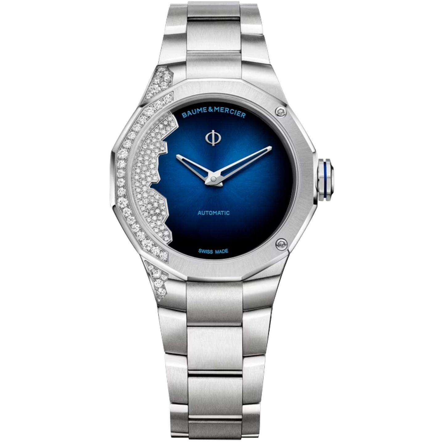 Baume & Mercier Riviera M0A10677 (2026) - Blauw wijzerplaat 33mm Staal (1/1)