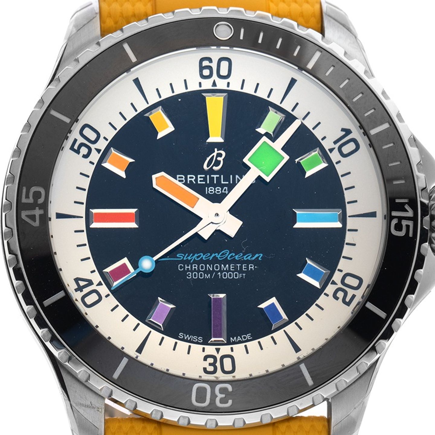 Breitling Superocean 42 A17375211B2S4 (2025) - Zwart wijzerplaat 43mm Staal (1/7)