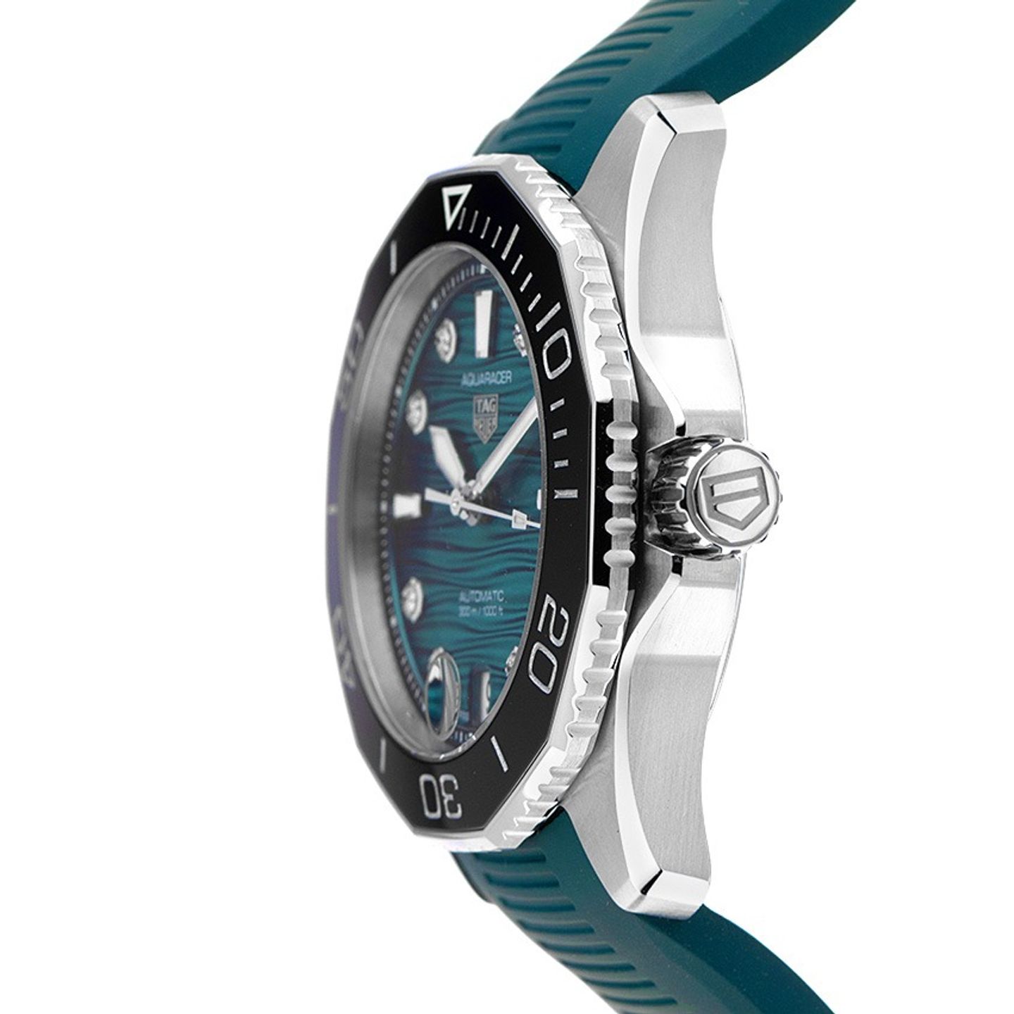 TAG Heuer Aquaracer Lady WBP231G.FT6226 (2024) - Blue dial 36 mm Steel case (4/7)