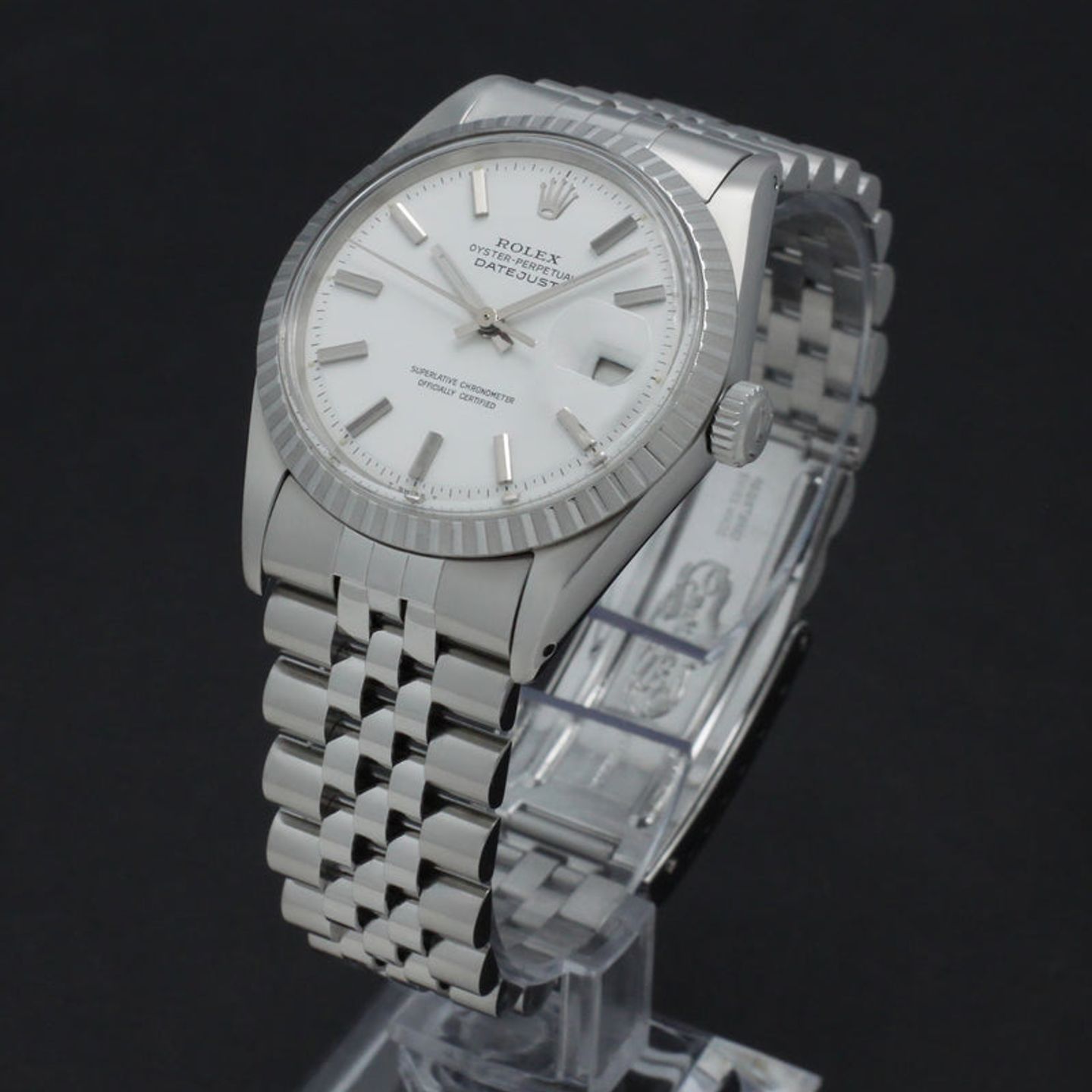 Rolex Datejust 1603 (1967) - Wit wijzerplaat 36mm Staal (5/7)