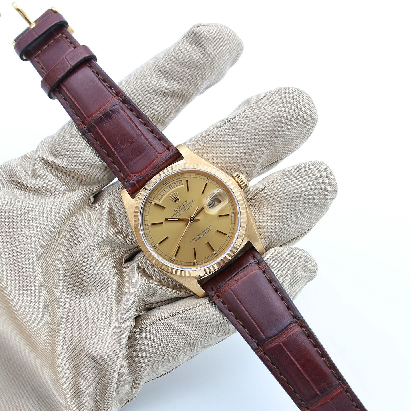 Rolex Day-Date 36 18038 (Onbekend (willekeurig serienummer)) - 36mm Geelgoud (3/6)