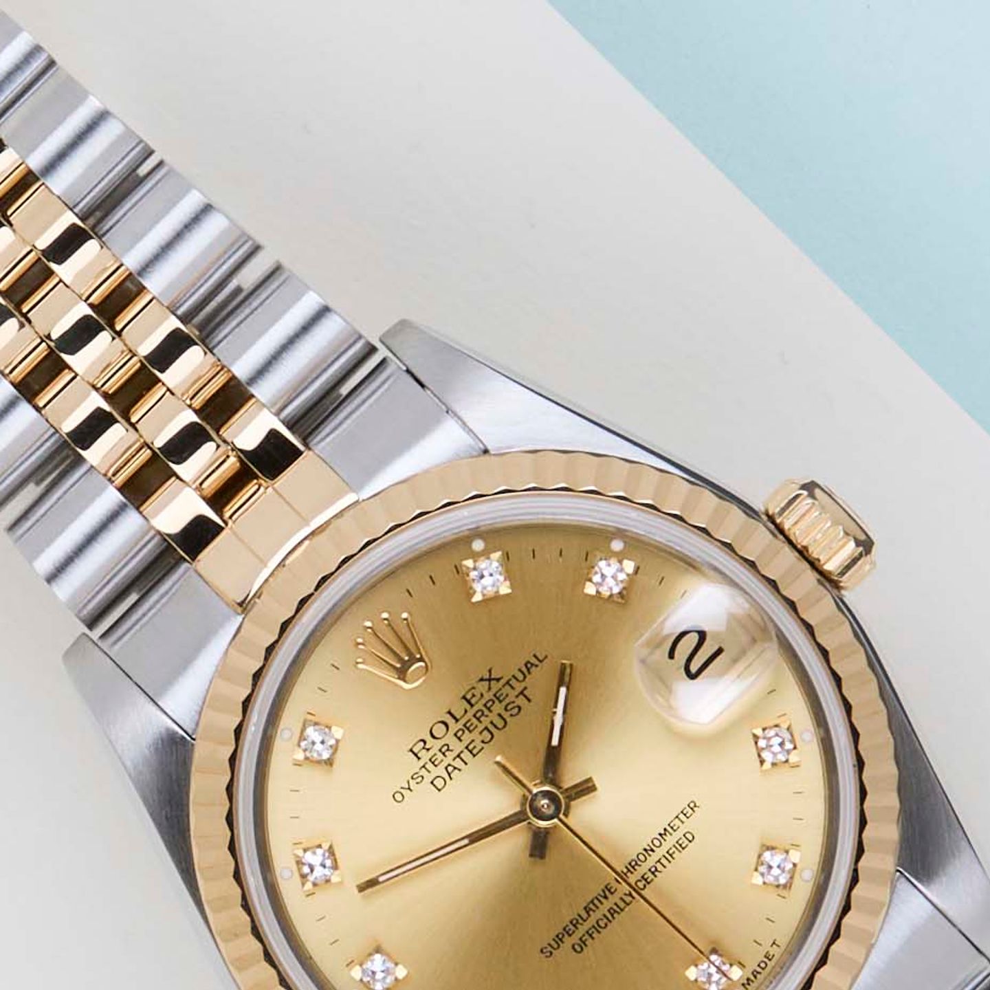 Rolex Datejust 31 68273 (1994) - 31mm Goud/Staal (3/8)
