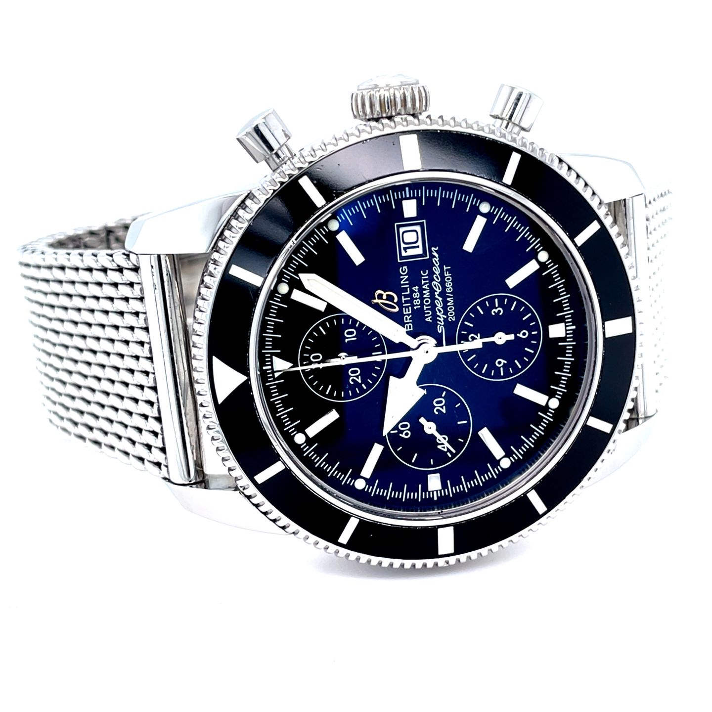 Breitling Superocean Heritage Chronograph A13320 (Unknown (random serial)) - Black dial 46 mm Steel case (2/8)