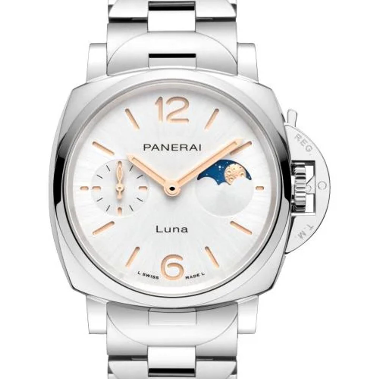 Panerai Luminor Due PAM01559 (2026) - White dial 38 mm Steel case (1/1)