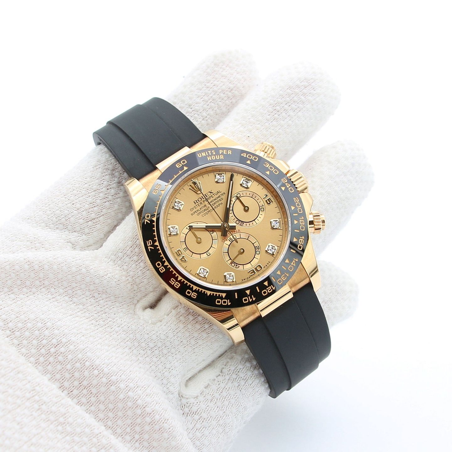 Rolex Daytona 116518LN (Unknown (random serial)) - Champagne dial 40 mm Yellow Gold case (5/8)