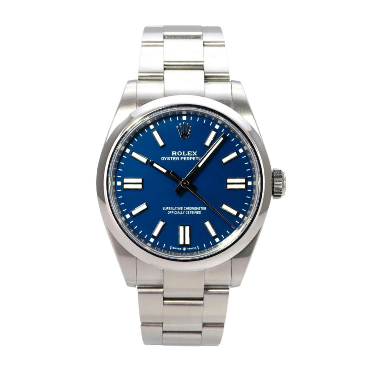 Rolex Oyster Perpetual 41 134300 (2026) - Purple dial 41 mm Steel case (2/8)