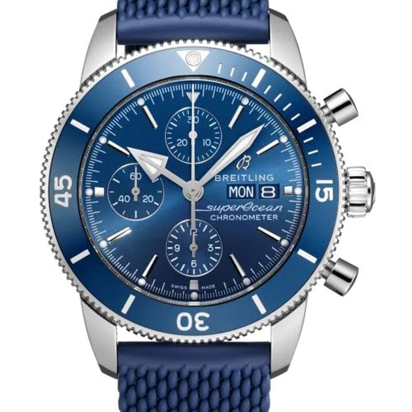 Breitling Superocean Heritage II Chronograph A13313161C1S1 (2026) - Blauw wijzerplaat 44mm Staal (1/1)