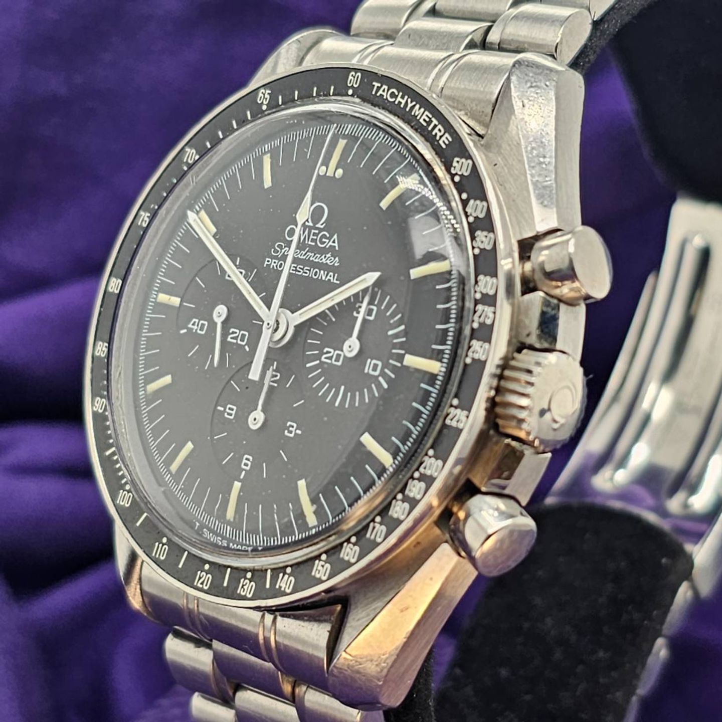 Omega Speedmaster 3591.50.00 (1994) - Zwart wijzerplaat 42mm Staal (1/5)