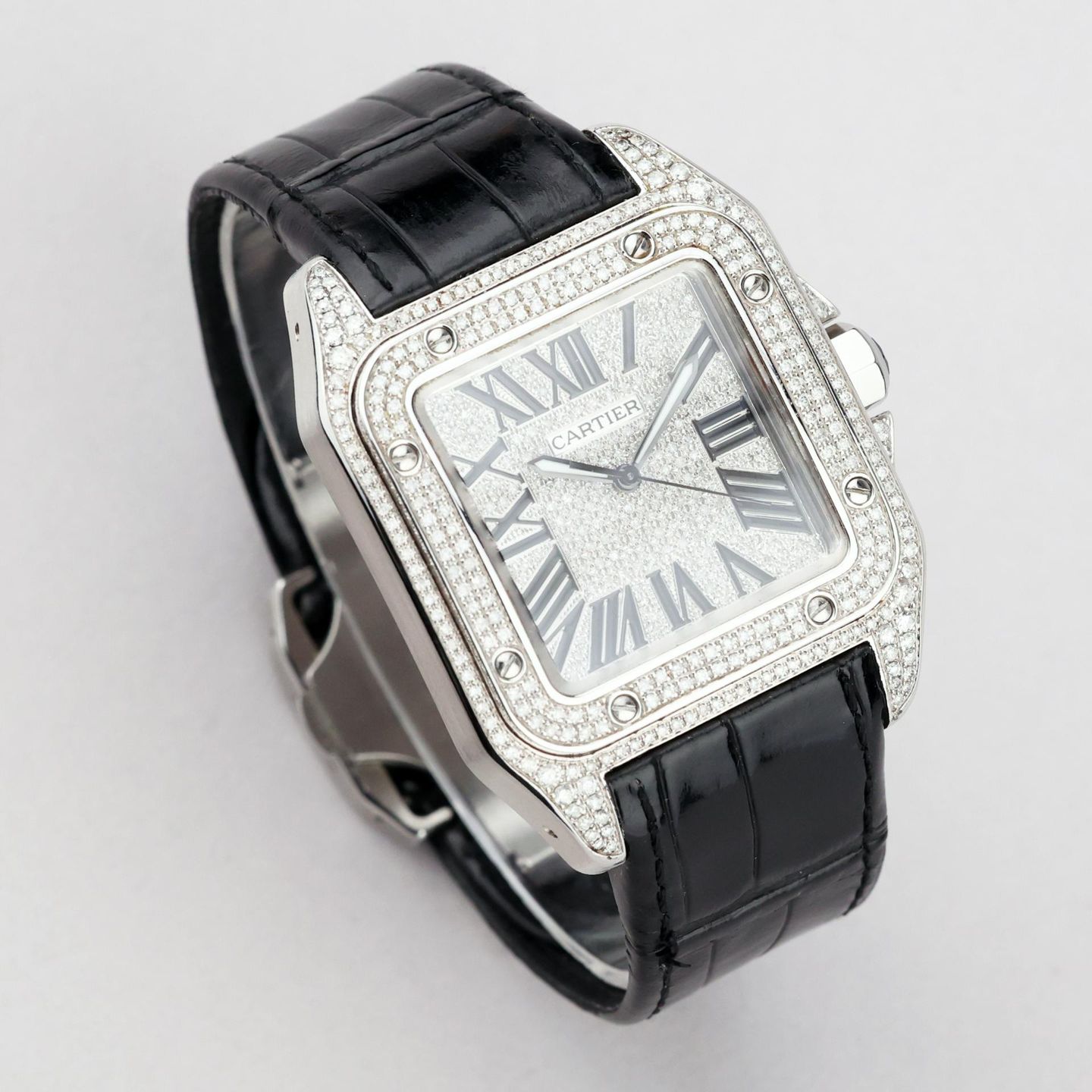Cartier Santos 100 2656 (Unknown (random serial)) - 38 mm Steel case (2/8)
