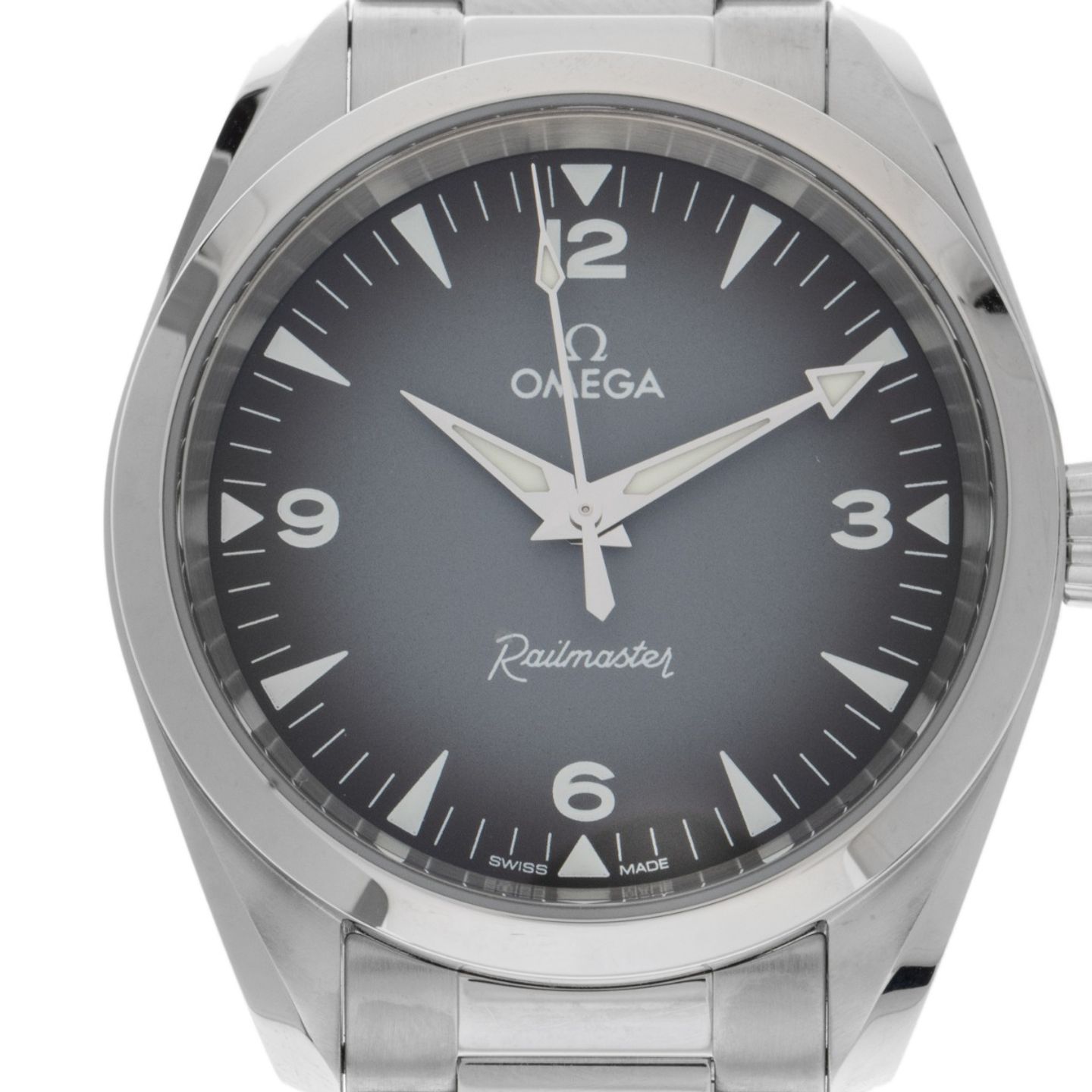 Omega Seamaster Railmaster 235.10.38.20.06.001 (2025) - Grey dial 38 mm Steel case (1/7)