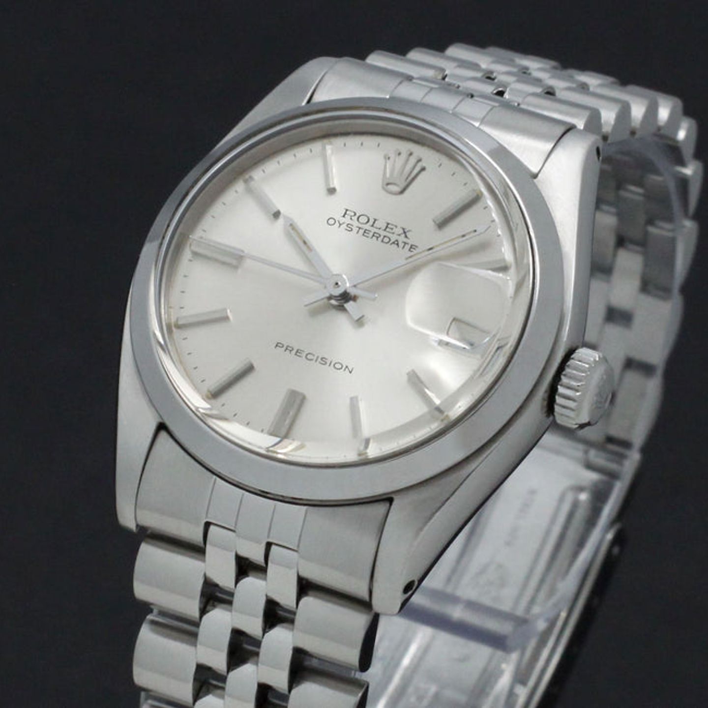 Rolex Oyster Precision 6466 (1985) - Silver dial 31 mm Steel case (10/14)