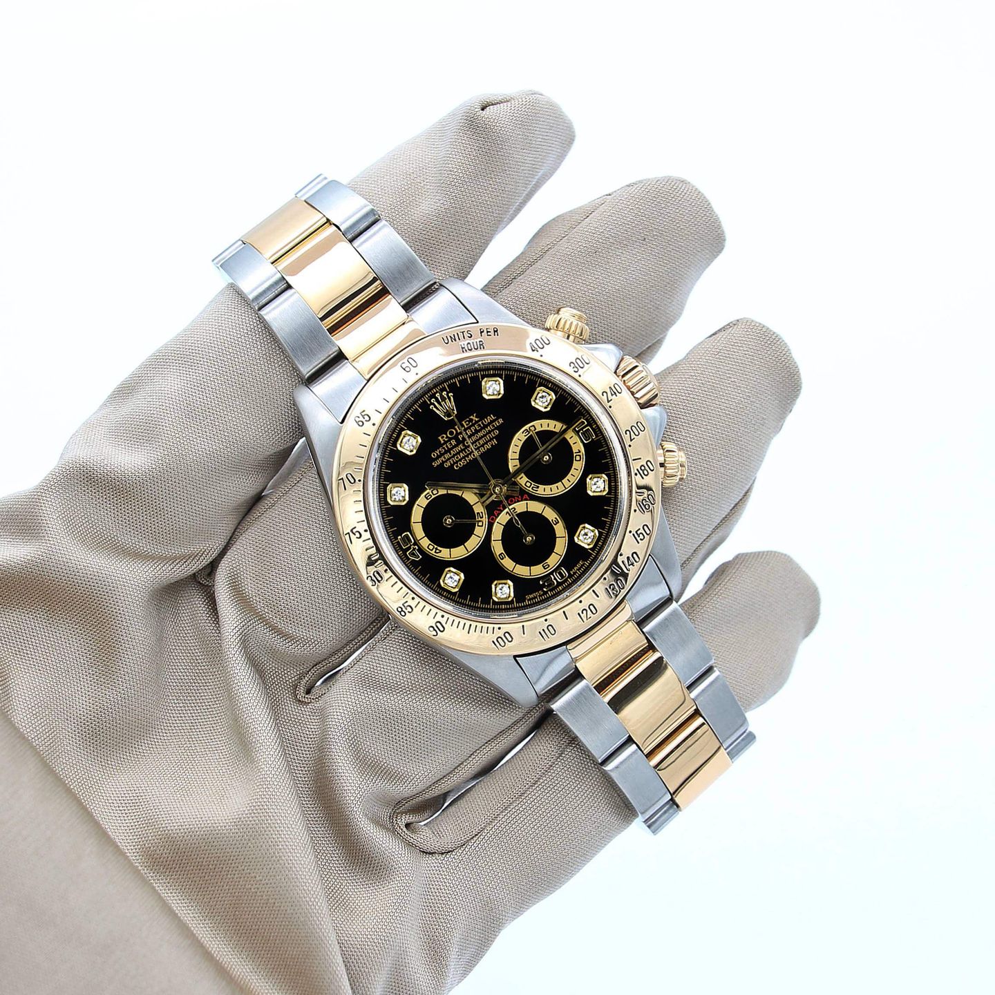 Rolex Daytona 16523 (Unknown (random serial)) - 40 mm Gold/Steel case (2/7)