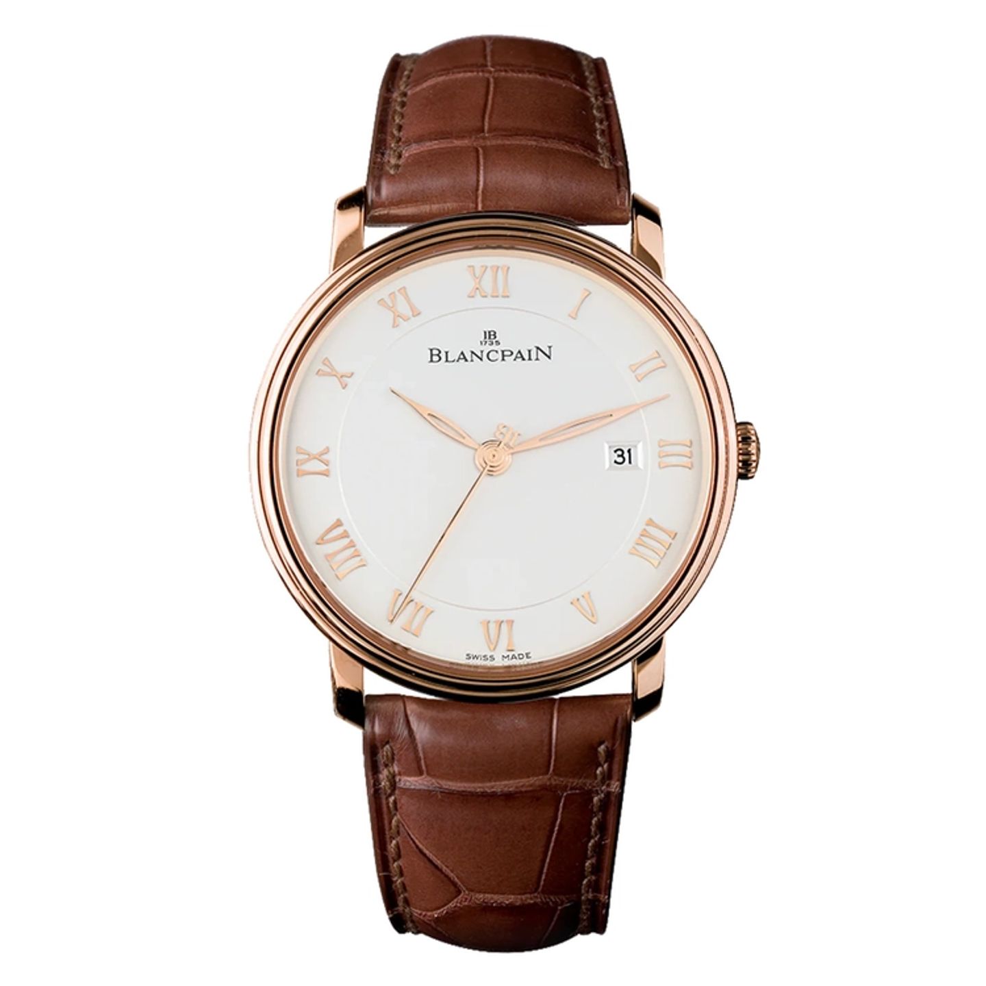 Blancpain Villeret Ultra-Slim 6651-3642-55B (2026) - White dial 41 mm Red Gold case (1/1)