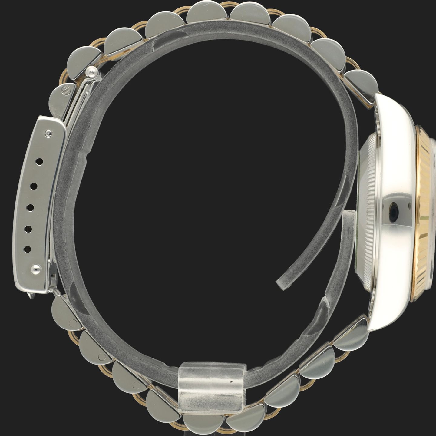 Rolex Lady-Datejust 69173 (1995) - Champagne dial 26 mm Gold/Steel case (5/8)